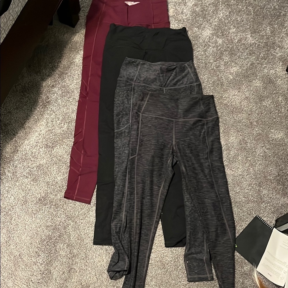 Black and Red Leggings